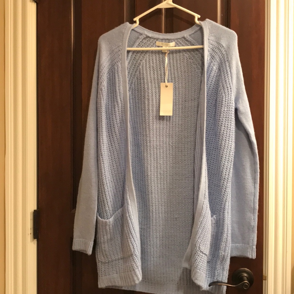 BRAND NEW piperlime baby blue cardigan